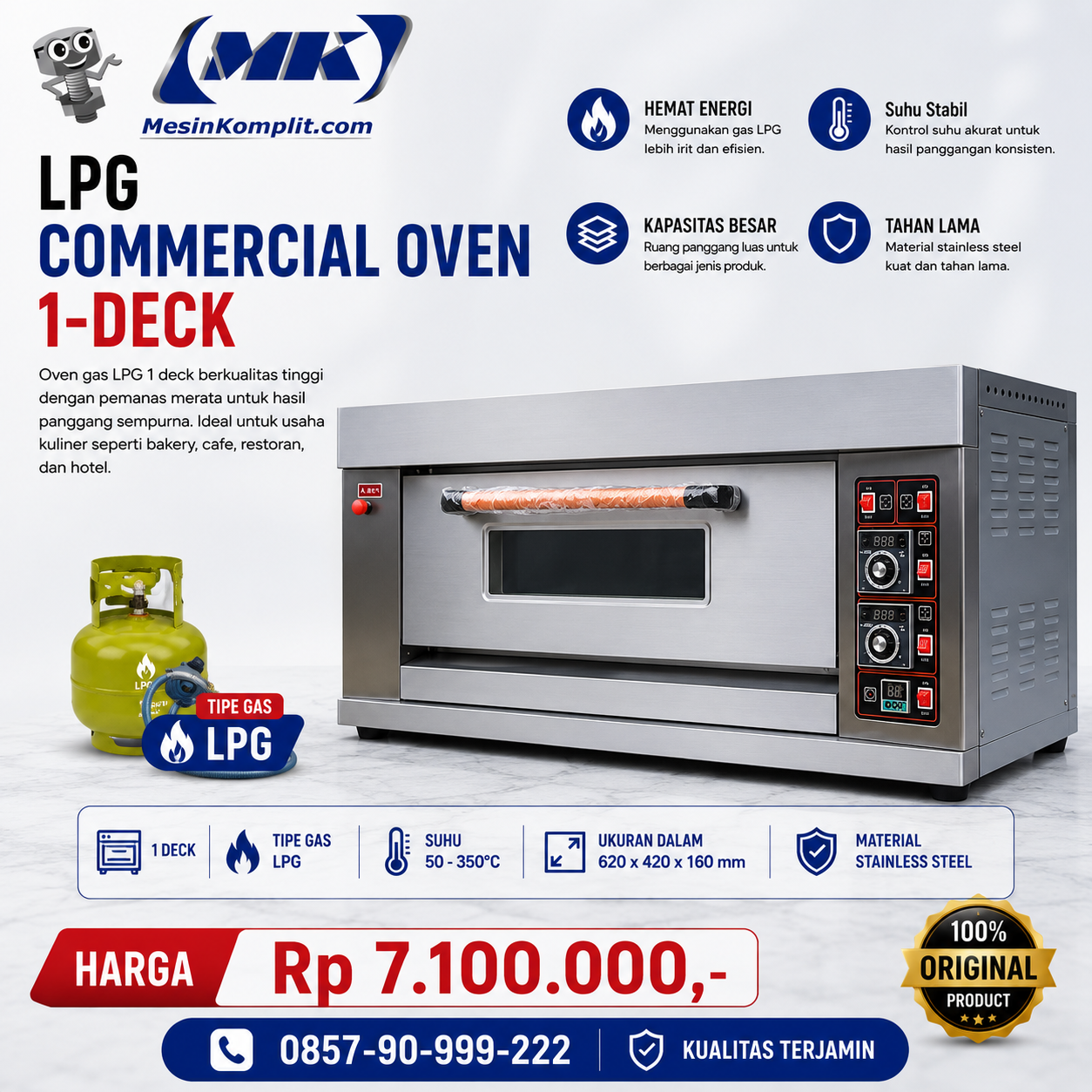Gas Oven 1 Deck (RST...